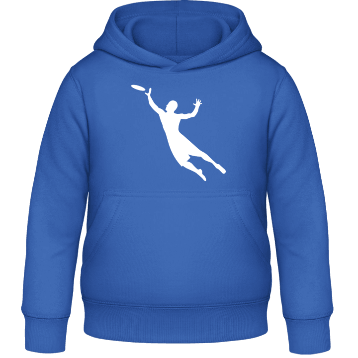 Frisbee Player Silhouette Kids Hoodie contain pic