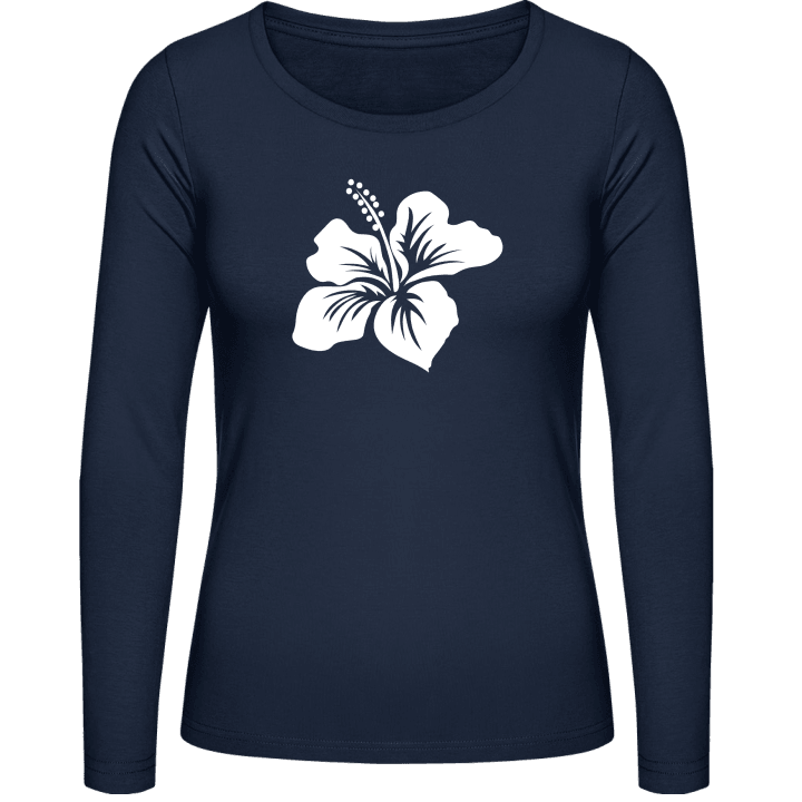 Flower Simple Women long Sleeve Shirt 0 image