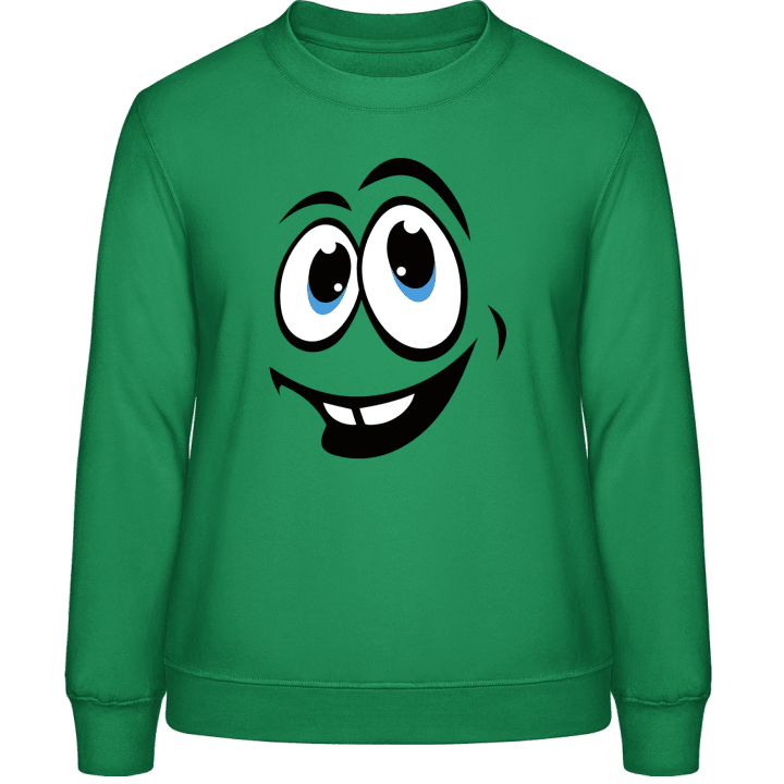 Happy Face Sweatshirt för kvinnor contain pic