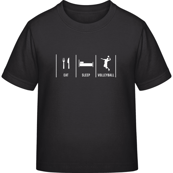 Eat Sleep Volleyball T-shirt för barn contain pic