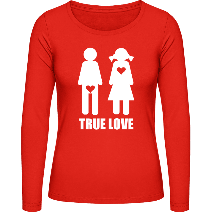 True Love Vrouwen Lange Mouw Shirt contain pic