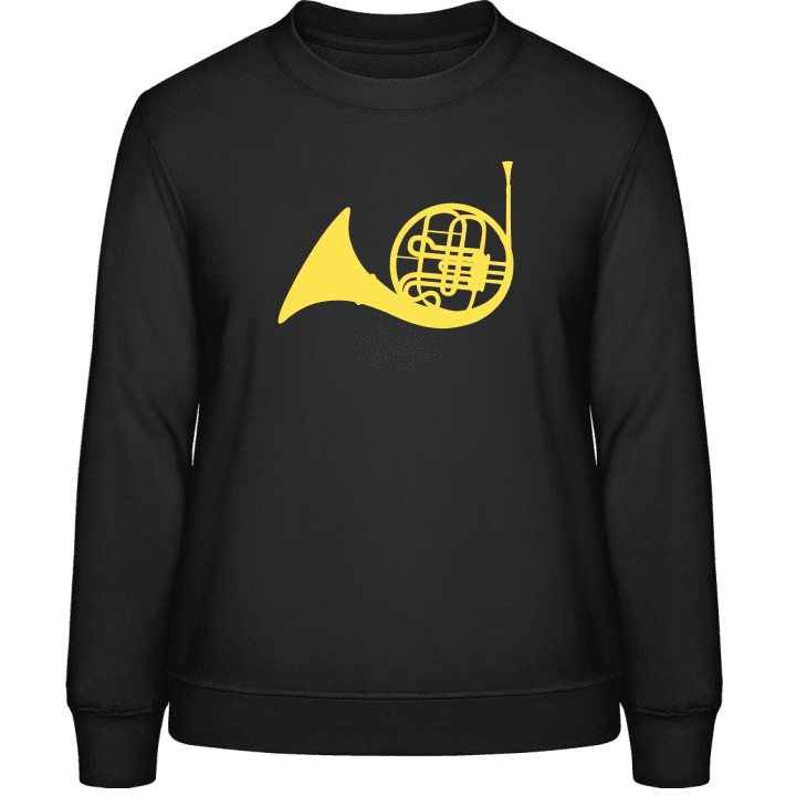 French Horn Logo Frauen Sweatshirt contain pic