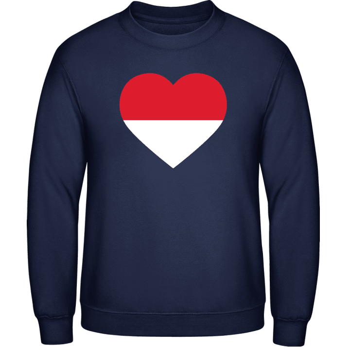 Monaco Heart Flag Sweatshirt contain pic