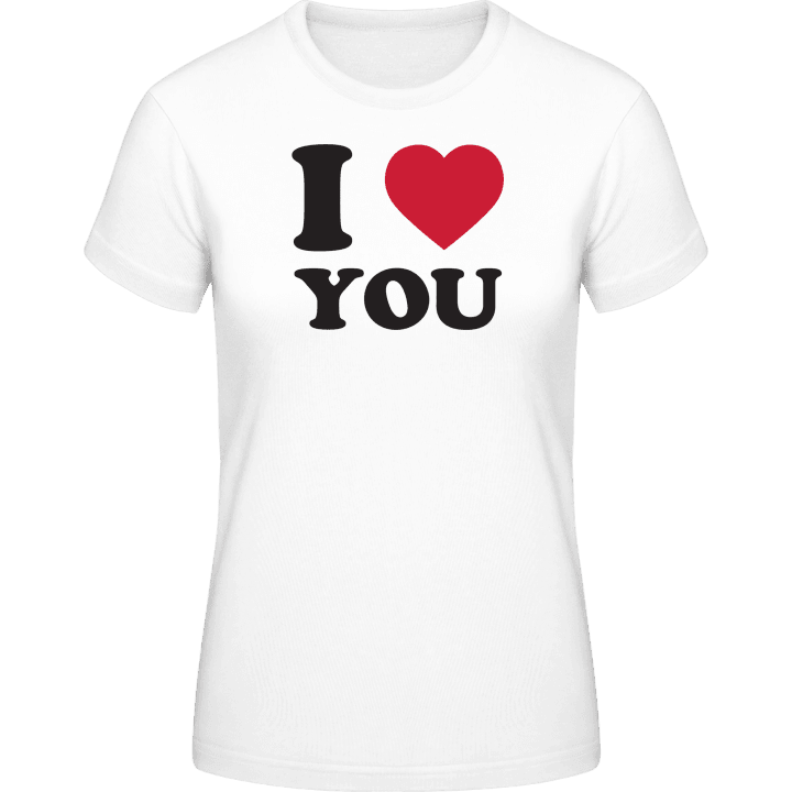 I Love You T-skjorte for kvinner 0 image