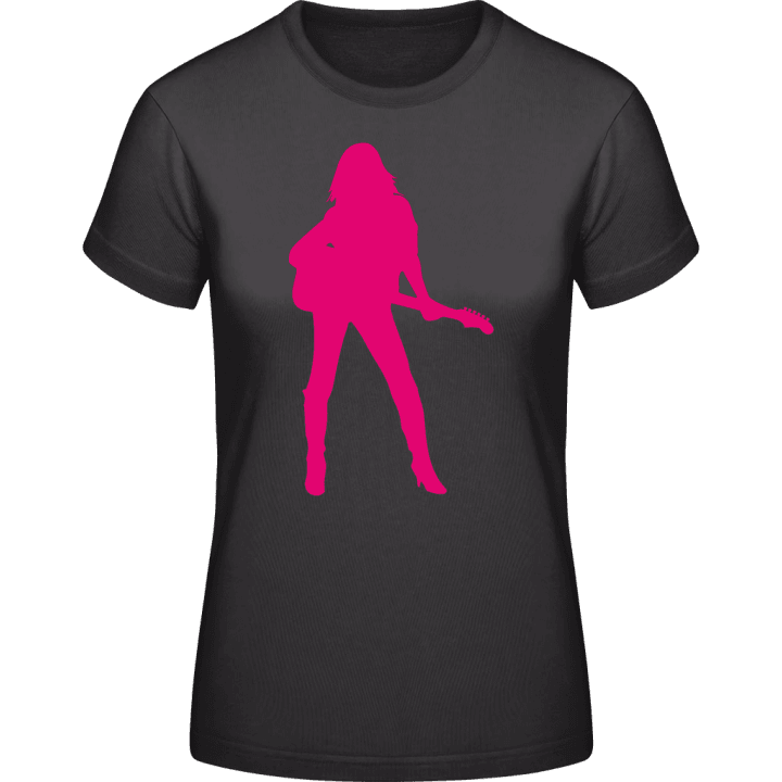 Hot Female Guitarist Vrouwen T-shirt 0 image
