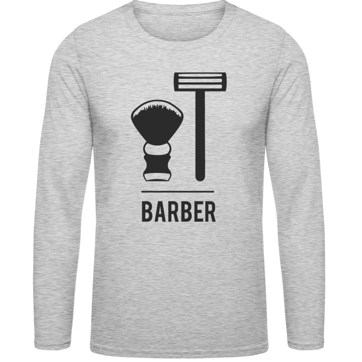 Barber T-shirt à manches longues contain pic