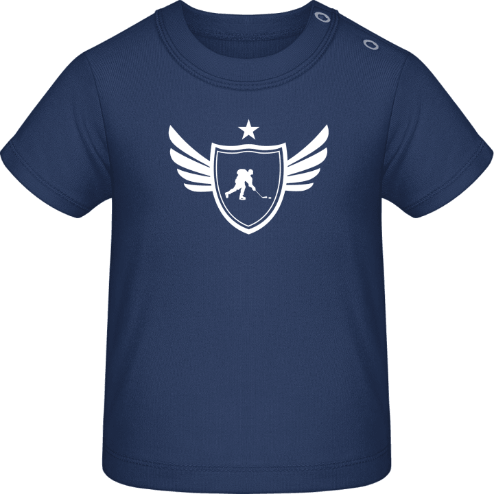 Ice Hockey Winged Baby T-Shirt contain pic