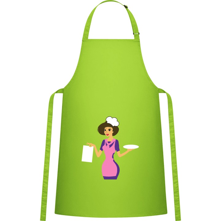 Female Cook Silhouette Förkläde för matlagning contain pic