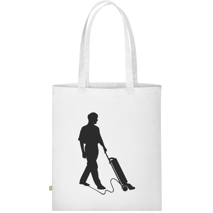 Cleaner Silhouette Male Stofftasche contain pic