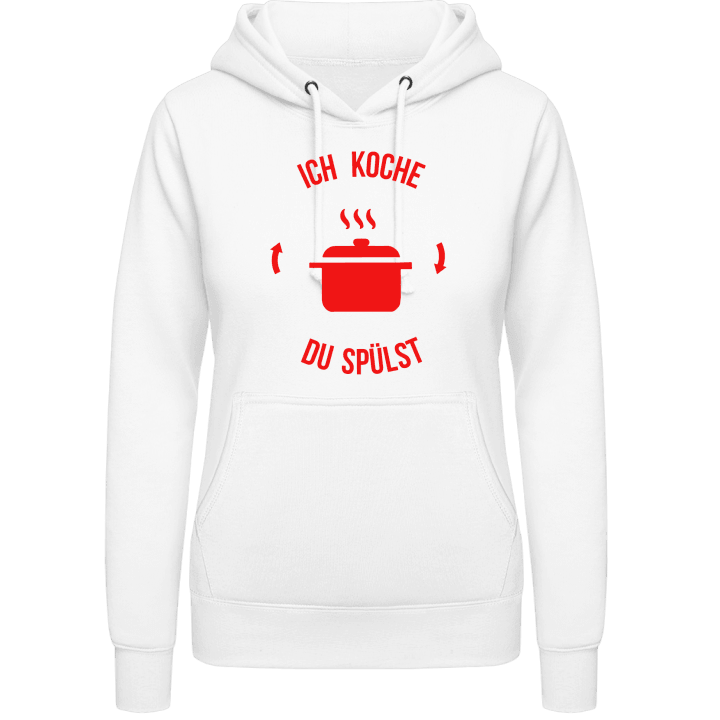 Ich koche Vrouwen Hoodie contain pic