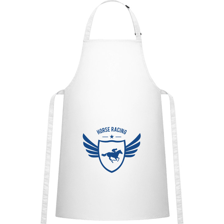 Horse Racing Winged Kitchen Apron contain pic