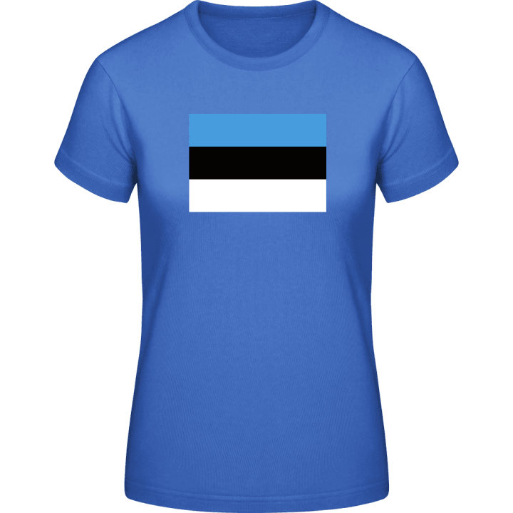 Estland Flag T-skjorte for kvinner contain pic