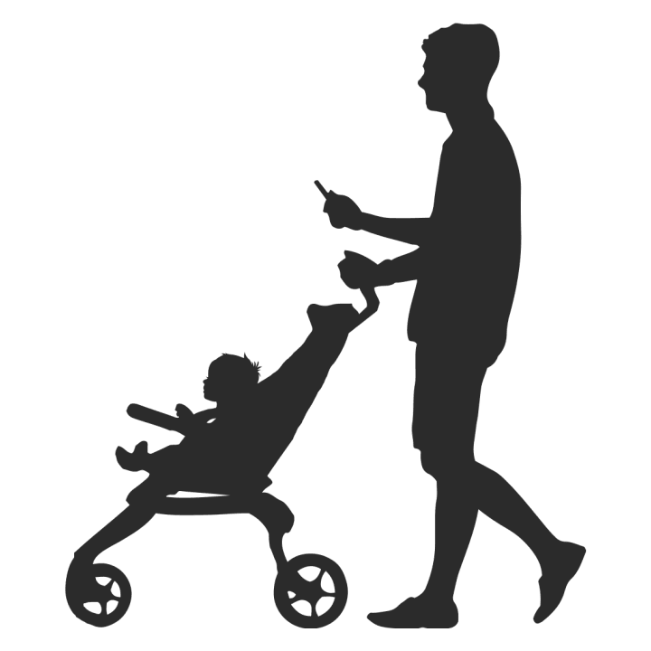 The Walking Dad Silhouette Delantal de cocina 0 image