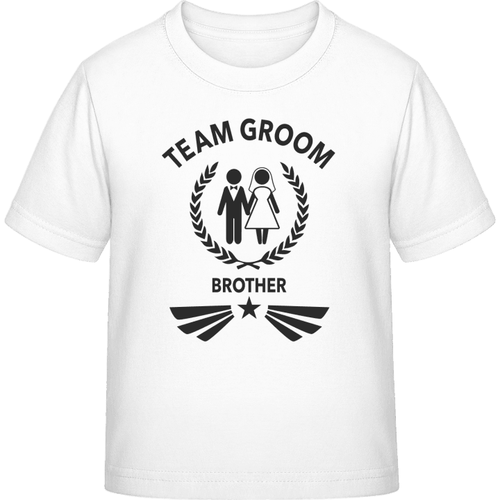 Team Groom Brother Kids T-shirt contain pic