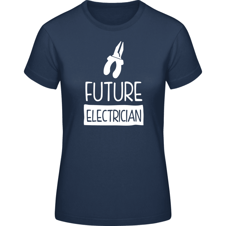 Future Electrician Design Frauen T-Shirt contain pic