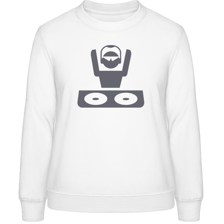 DeeJay on Turntable Women Sweatshirt contain pic