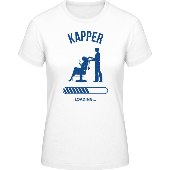Kapper Loading T-shirt för kvinnor contain pic
