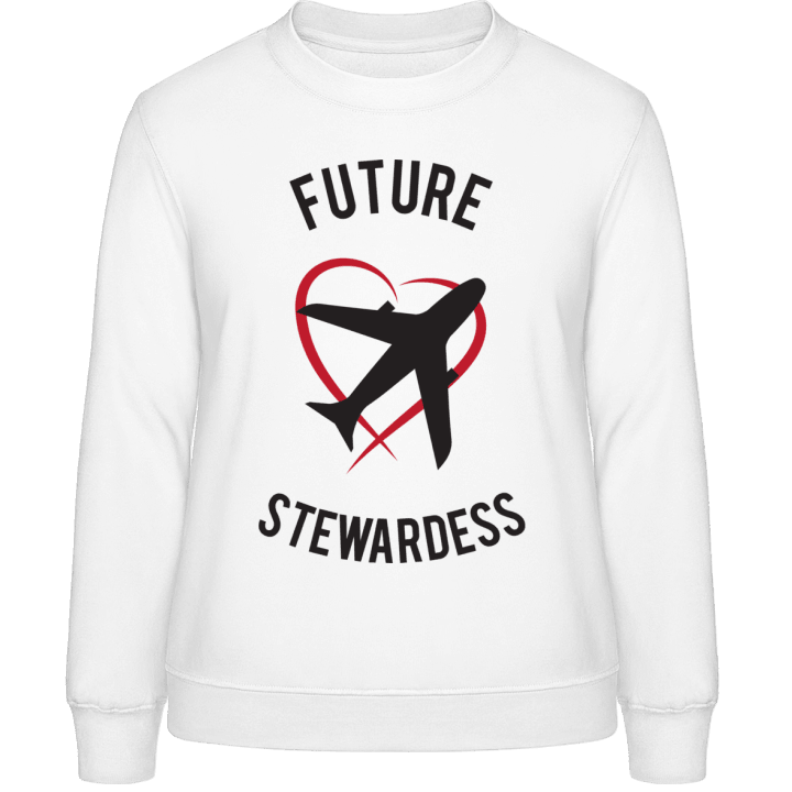 Future Stewardess Frauen Sweatshirt contain pic