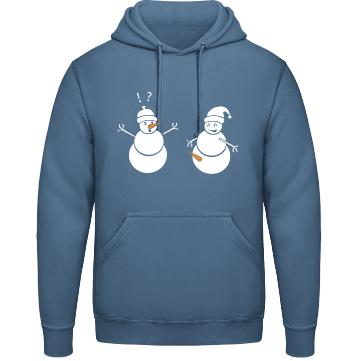 Snowman Sudadera con capucha contain pic