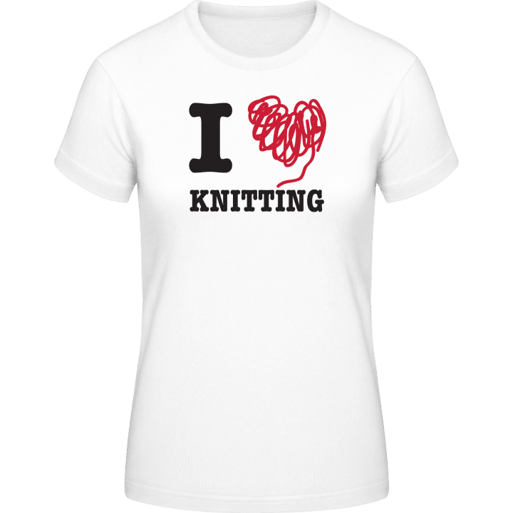 I Love Knitting T-shirt för kvinnor 0 image