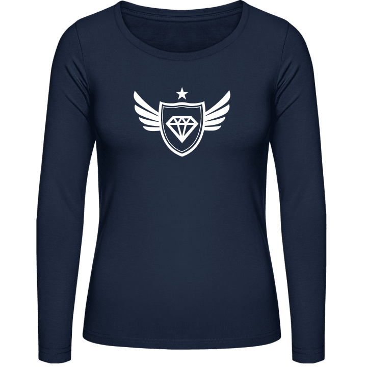 Diamond winged and Star T-shirt à manches longues pour femmes 0 image