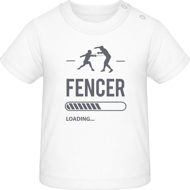 Fencer Loading T-shirt för bebisar contain pic