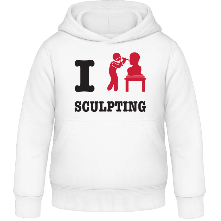 I Love Sculpting Felpa con cappuccio per bambini contain pic