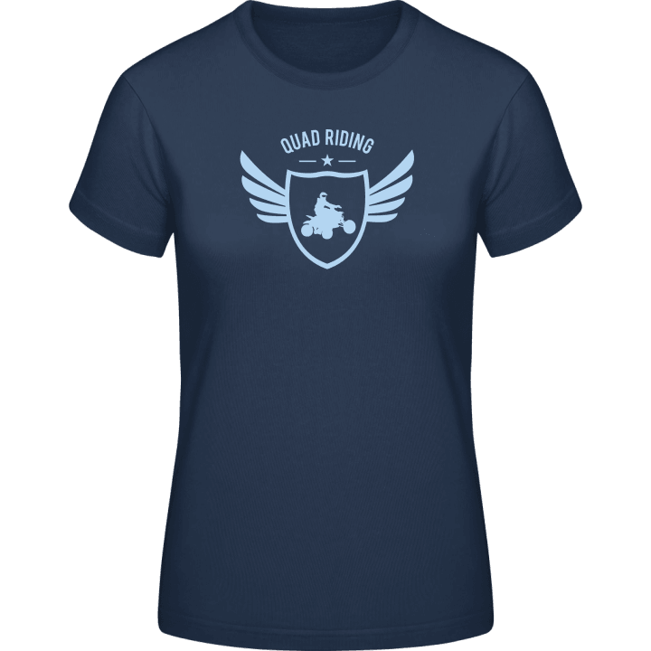 Quad Riding Winged Frauen T-Shirt contain pic