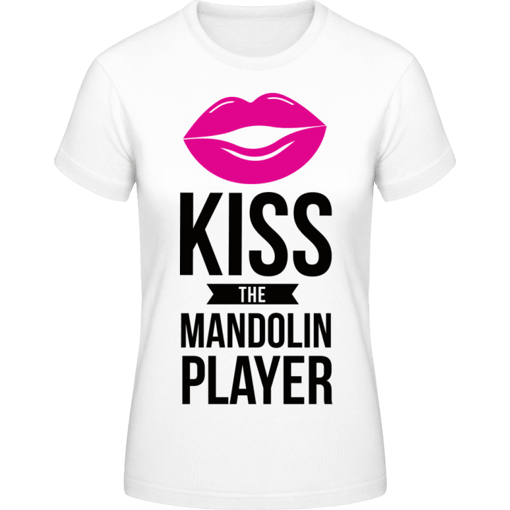 Kiss The Mandolin Player Vrouwen T-shirt contain pic