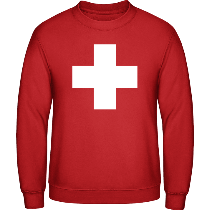 Schweizer Kreuz Sweatshirt contain pic