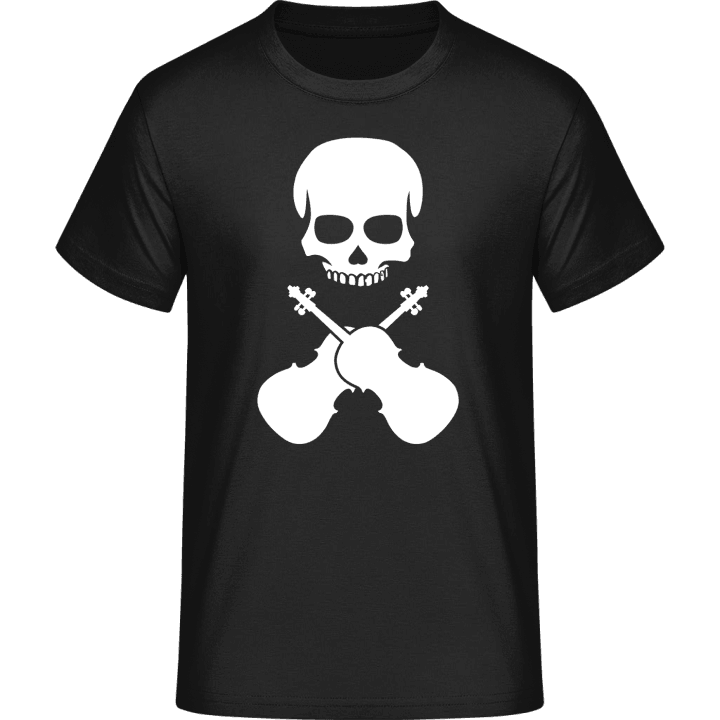Violinist Skull Crossed Violins T-Shirt 0 image