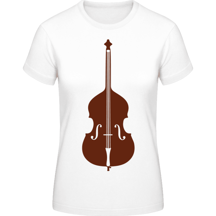 Contrabass Double Bass T-shirt för kvinnor contain pic