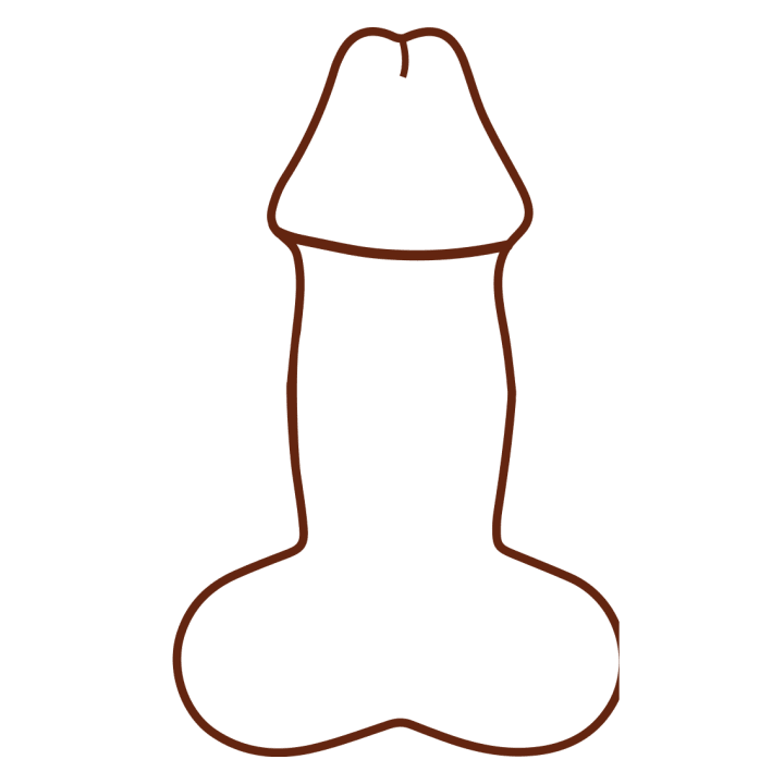 Penis Outline Långärmad skjorta 0 image