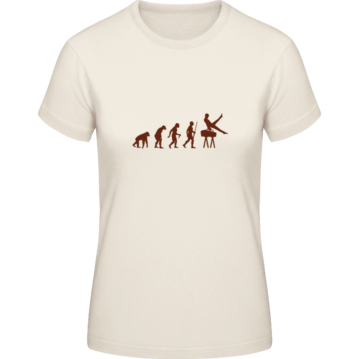 Pommel Horse Gymnastics Evolution T-skjorte for kvinner contain pic