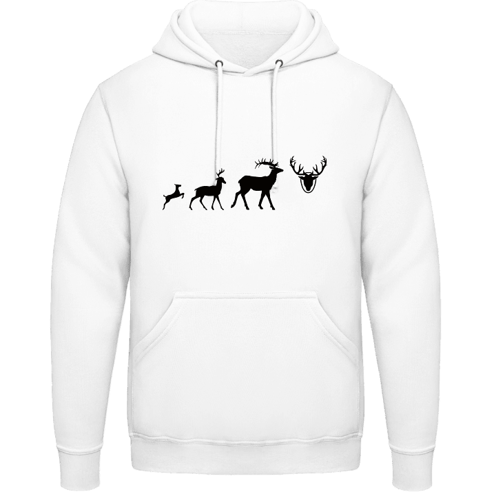 Evolution Of Deer To Antlers Kapuzenpulli 0 image