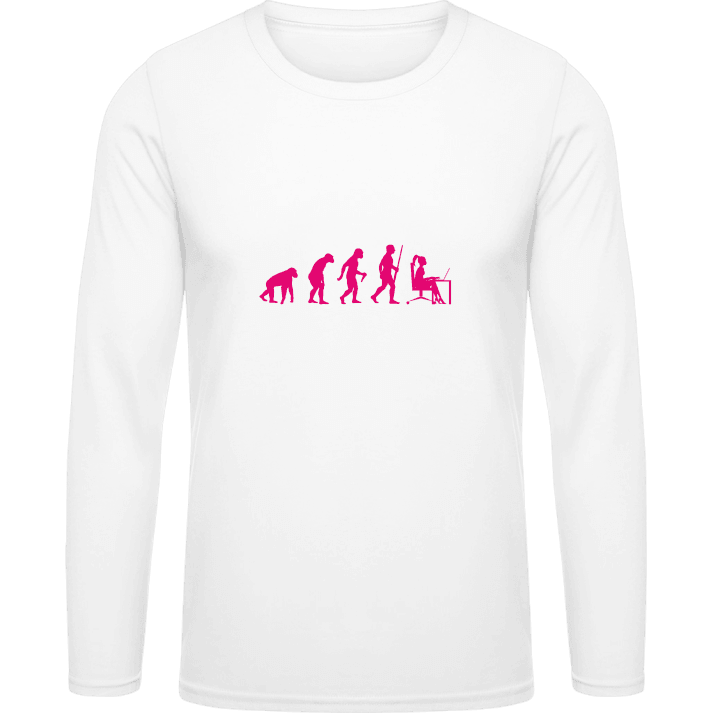Secretary Evolution Shirt met lange mouwen contain pic