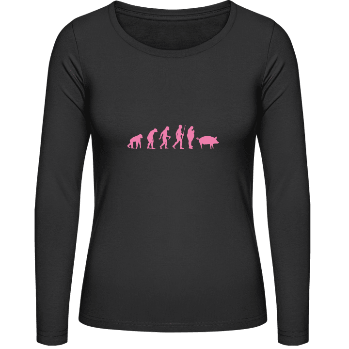Evolution Of Pigs Vrouwen Lange Mouw Shirt 0 image