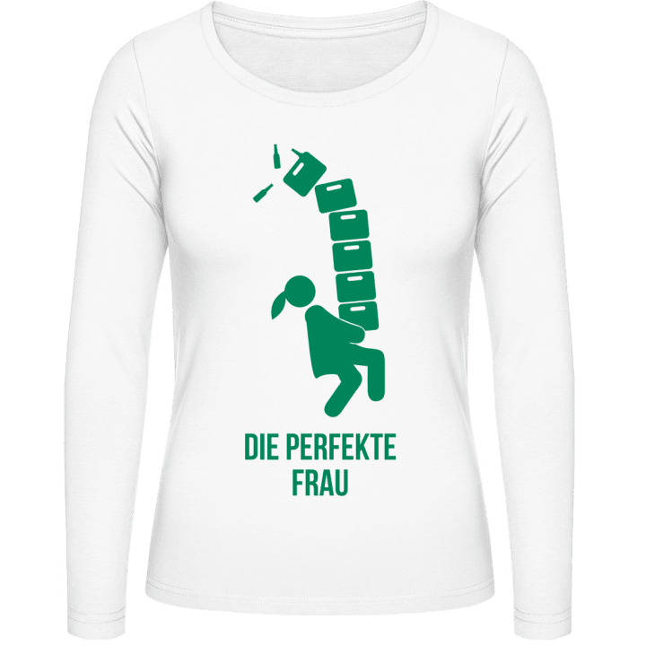 Die perfekte Frau Frauen Langarmshirt contain pic