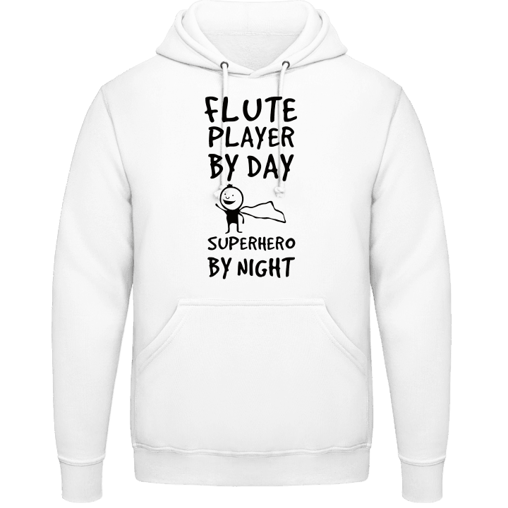 Flute Player By Day Superhero By Night Hoodie contain pic