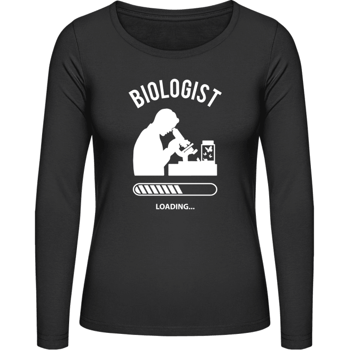 Biologist Loading T-shirt à manches longues pour femmes contain pic