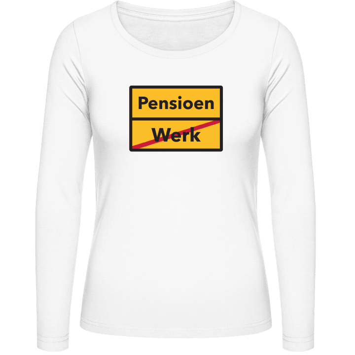 Werk Pensioen T-shirt à manches longues pour femmes 0 image