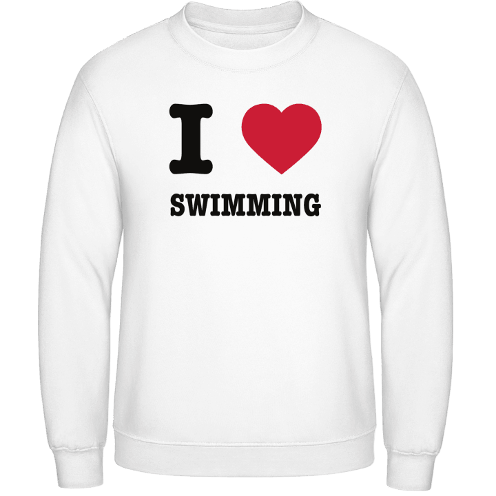 I Heart Swimming Sweatshirt contain pic