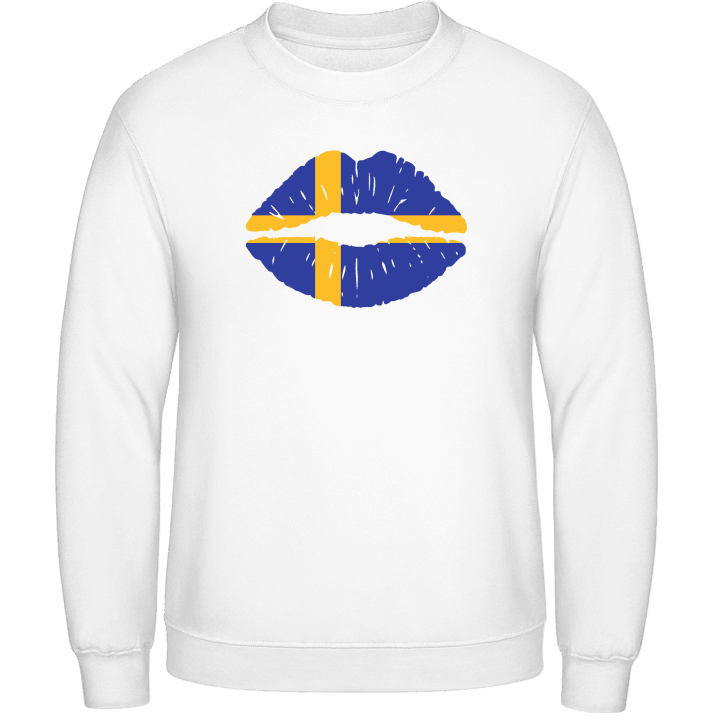 Swedish Kiss Flag Sweatshirt contain pic