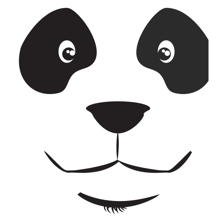Panda Face Vrouwen Lange Mouw Shirt 0 image