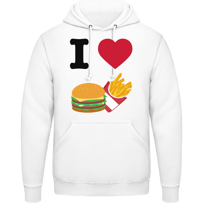 I Love Fast Food Hoodie contain pic