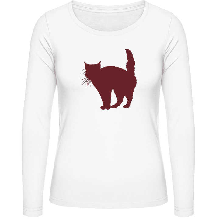 Cat Outline Women long Sleeve Shirt 0 image