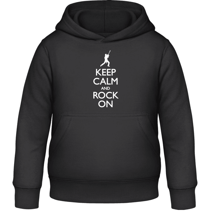 Keep Calm and Rock on Kids Hoodie contain pic