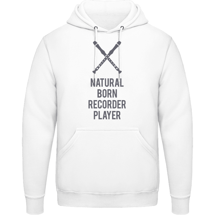 Natural Born Recorder Player Hoodie contain pic