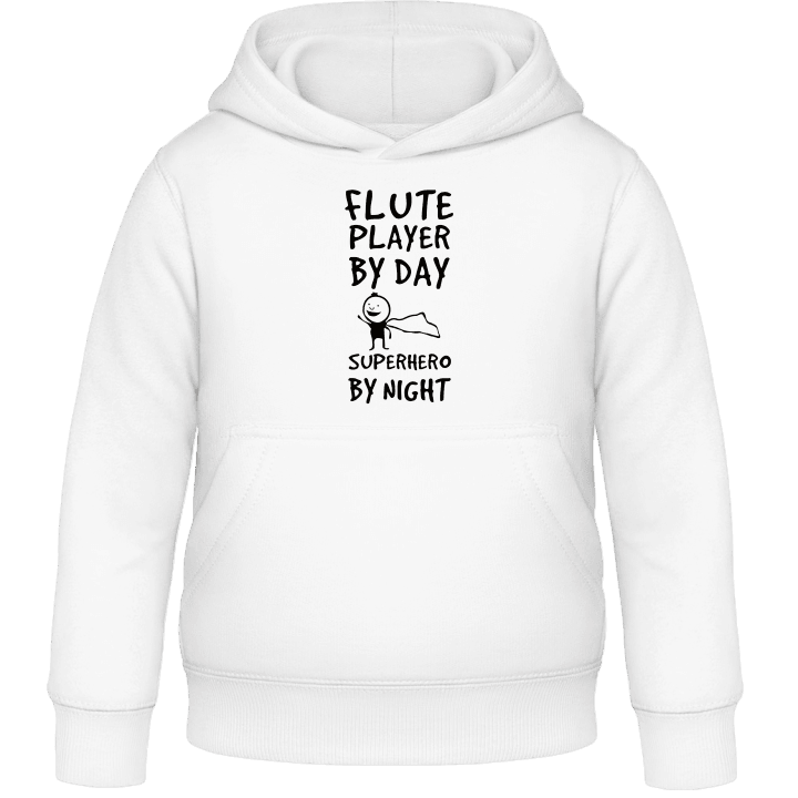 Flute Player By Day Superhero By Night Kids Hoodie 0 image
