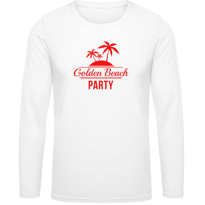 Golden Beach Party Langarmshirt contain pic